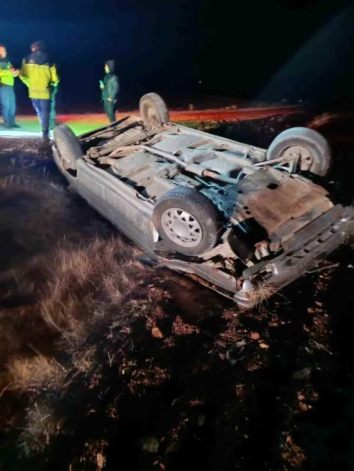 afyonkarahisarda takla atan aractan surucu sans eseri kurtuldu A74Et82r